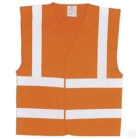 Varselväst EN20471 orange klass 2:2 storlek L/XL