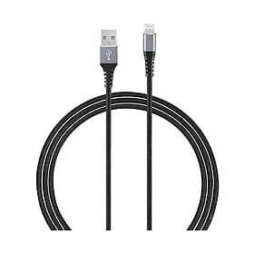 Andersson USB-A Lightning Braided Black/Space Gray 1,5m