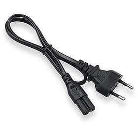 ON Euro 2-pin power cable 0,5m black