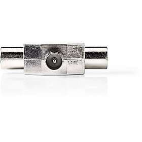 Nedis Coax Adapter Coax Hane 2x Coax Hona Silver