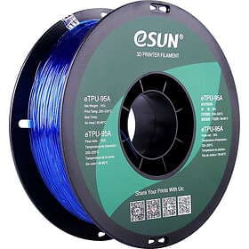 eSUN eTPU-95A Transparent Blue
