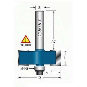 Cobolt Falsfräs L=15 F=15 D=40