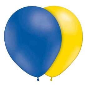 Ballongkungen Ballonger Blå/Gula 10-pack