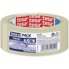 Tesa Packtejp Strong 38mmx66m Klar 8st