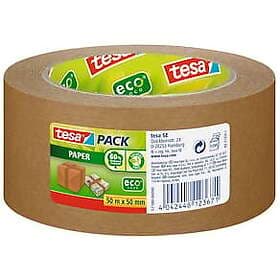 Tesa Packtejp Papper Eco Brun, handavriven, 50mm x 50m