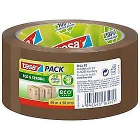 Tesa Packtejp Eco & Strong Brun, PP, 50mm x 66m