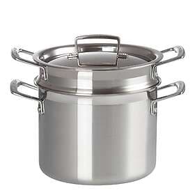 Le Creuset 3Ply Pastagryta med insats 20 cm 5l