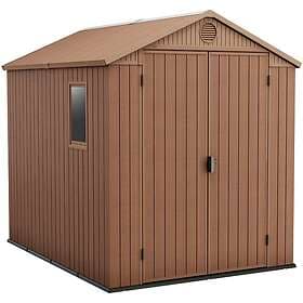 vidaXL Keter Förvaringsbod Darwin 6x8 brun 440518