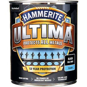 Hammerite Slätlack Ultima Svart 750ML