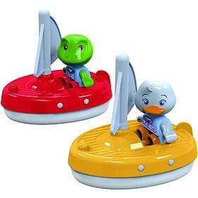 Aquaplay Badleksak 2 Båtar Med 2 Figurer