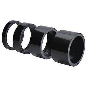 PRO Spacer Carbono Id 1 1/8 Inches Svart 1 1/8´´