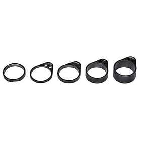 PRO Vibe Spacer Set 1-1/8 Inches Svart 3/5/10/15 mm