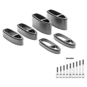 Profile Design A3a Low Riser Headset Spacers Kit Silver 5/10/20 mm