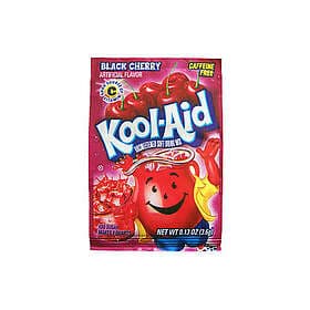 Cherry Kool-Aid Soft Drink Mix Black 3,6g