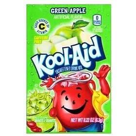 Soft Kool-Aid Drink Mix Green Apple