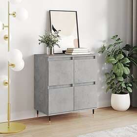 vidaXL Byrå betonggrå 60x35x70 cm konstruerat trä 831208