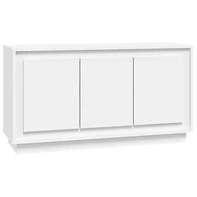 vidaXL Byrå vit 102x35x55 cm konstruerat trä 831885