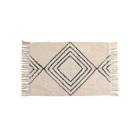 Venture Home Badrumsmatta Love Cotton 50*80-Rectangular-White/Black 19951-110