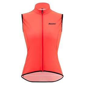 Santini Nebula Gilet Orange S Kvinna