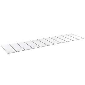 Halle Kanalplast 55 mm Isolux Opal Komplett Tak 55mm Kompl 11st 3000x1250 CZ55O11A