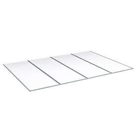 Halle Kanalplast 55 mm Isolux Opal Komplett Tak 55mm Kompl 4st 2000x1250 CZ55O4K