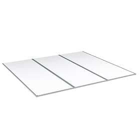 Halle Kanalplast 55 mm Isolux Opal Komplett Tak 55mm Kompl 3st 3500x1250 CZ55O3B