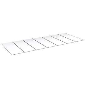 Halle Kanalplast 55 mm Isolux Opal Komplett Tak 55mm Kompl 7st 6000x1250 CZ55O7F