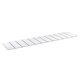 Halle Kanalplast 55 mm Isolux Opal Komplett Tak 55mm Kompl 12st 3000x1250 CZ55O12A