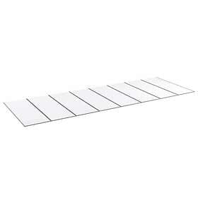 Halle Kanalplast 55 mm Isolux Opal Komplett Tak 55mm Kompl 8st 3000x1250 CZ55O8A