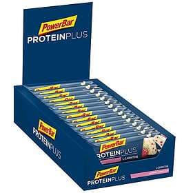 PowerBar Protein Plus L-carnitine 35g 30% Units Raspberry And Yogurt Energy Bars Box Blå