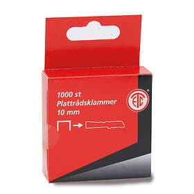ETC Häftklammer 10mm 1,2x11,3mm 1000st