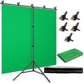 24.se Bakgrundstativ med Green screen