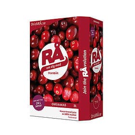 RÅ Tranbär Bag-in-box, 3l