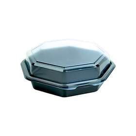 Duni Plastform Octaview PS Svart/Klar 640ml