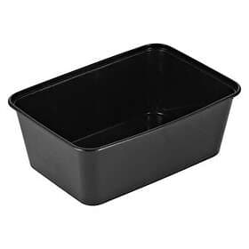 Plastform PP Svart 175x120x60mm 960ml