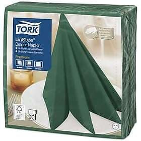 TORK Servett LinStyle Grön 39x39cm