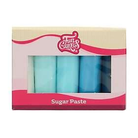 FunCakes Sockerpasta set Blå 5x100g