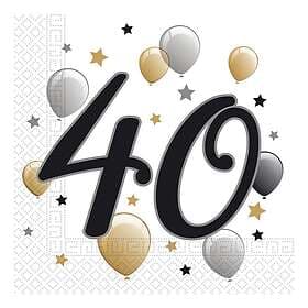 Globos Europe Servetter 40 Ballonger 20-pack