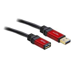 DeLock Premium USB A - USB A M-F 3.0 1m