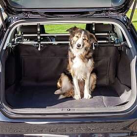 vidaXL TRIXIE Bagageskydd för hundar 120x150 cm svart 434099