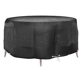 vidaXL Överdrag för trädgårdsmöbler 10 öljetter Ø260x90 cm runt 319303