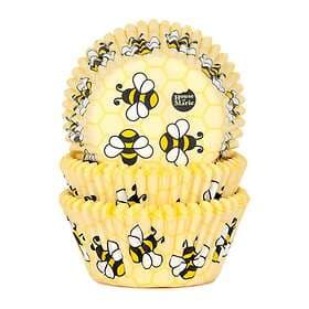 House of Marie Muffinsform Gul med bi 50 st