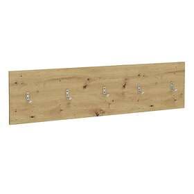 vidaXL FMD Väggmonterad klädhängare 108,9x1,5x28,1 cm ek 444221
