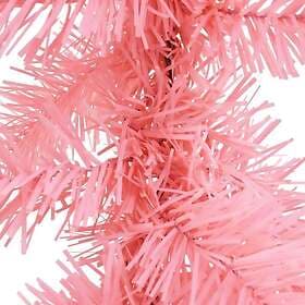 vidaXL Julgirlang med LED-lampor 5 m rosa 329198