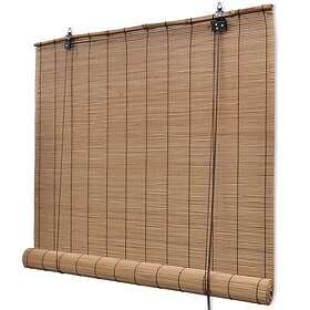 vidaXL Rullgardin bambu 100 x 160 cm brun 241327