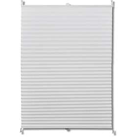 vidaXL Plisségardin 40x200 cm vit 240588