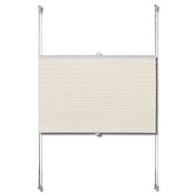 vidaXL Plisségardin 70x150 cm creme 240631