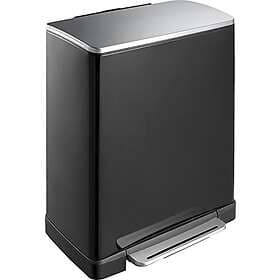 vidaXL EKO Pedalhink E-Cube 50l matt svart 440031