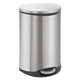 vidaXL EKO Pedalhink Shell 50l matt silver 440038