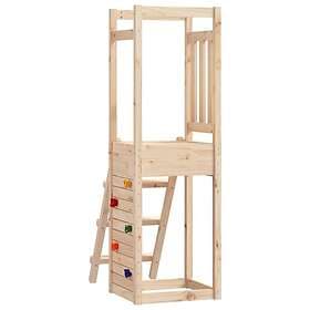 vidaXL Lekplats 53x46,5x169 cm massiv furu 826559